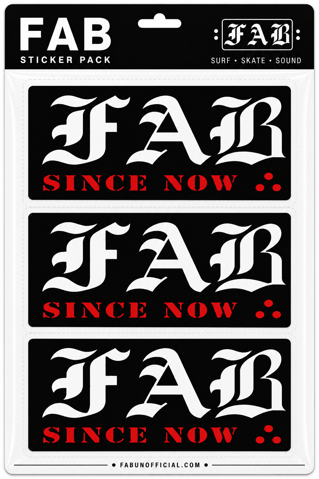 Bumper sticker pack since now
