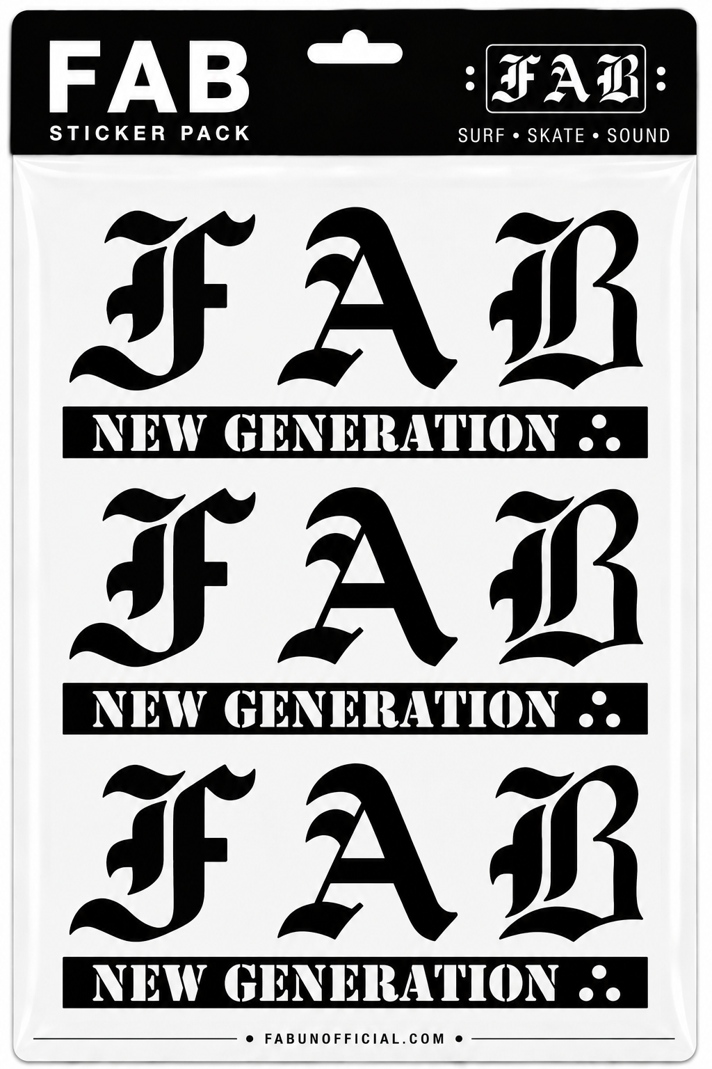 Bumper Sticker Pack New Generation