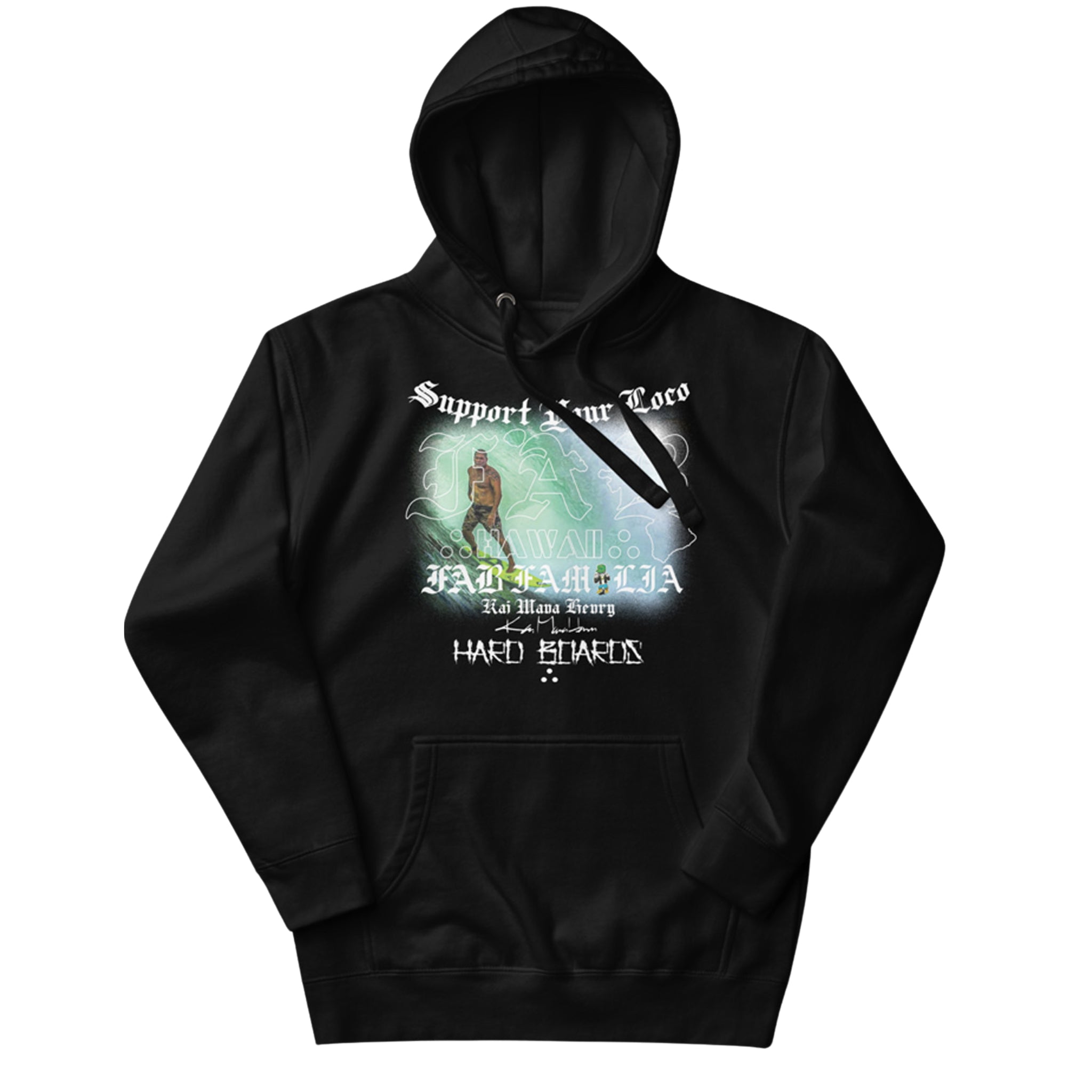 the FAB Kaimana hoodie in black 