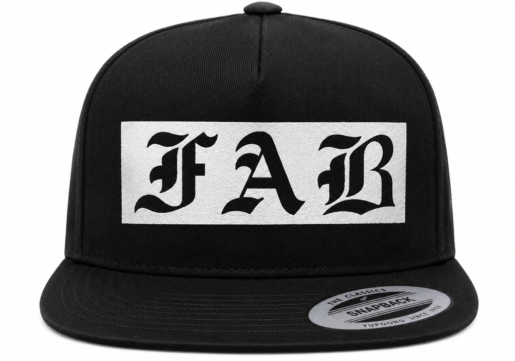 FAB Supreme Trucker Cap — "F A B" fab supreme snapback