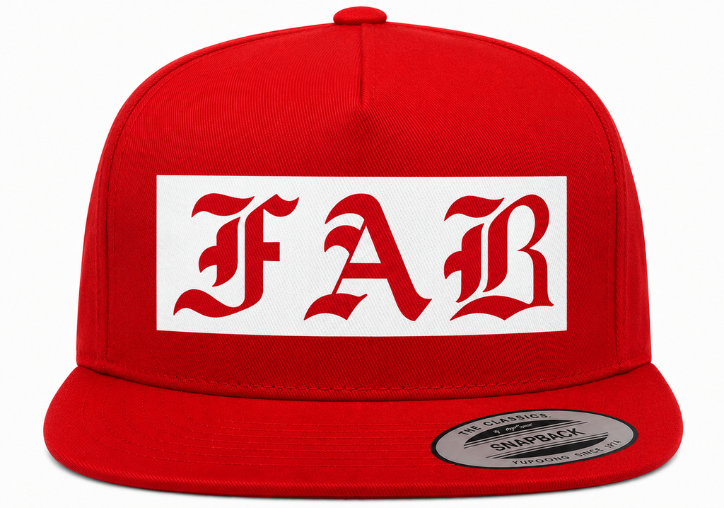 FAB Supreme Trucker Cap — "F A B" fab supreme snapback