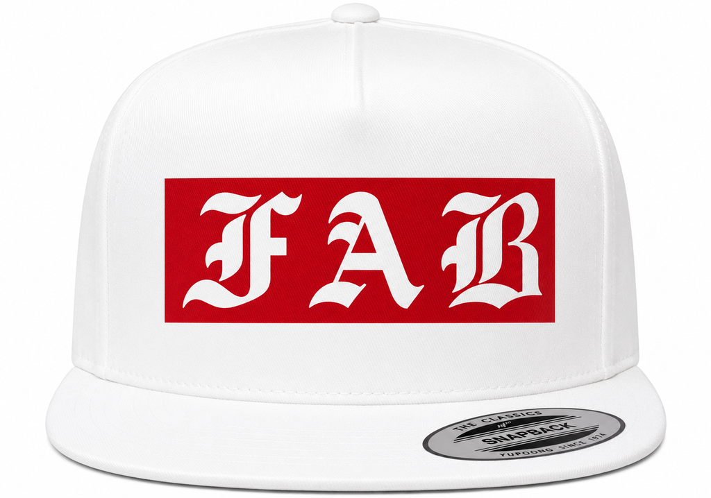 FAB Supreme Trucker Cap — "F A B" fab supreme snapback