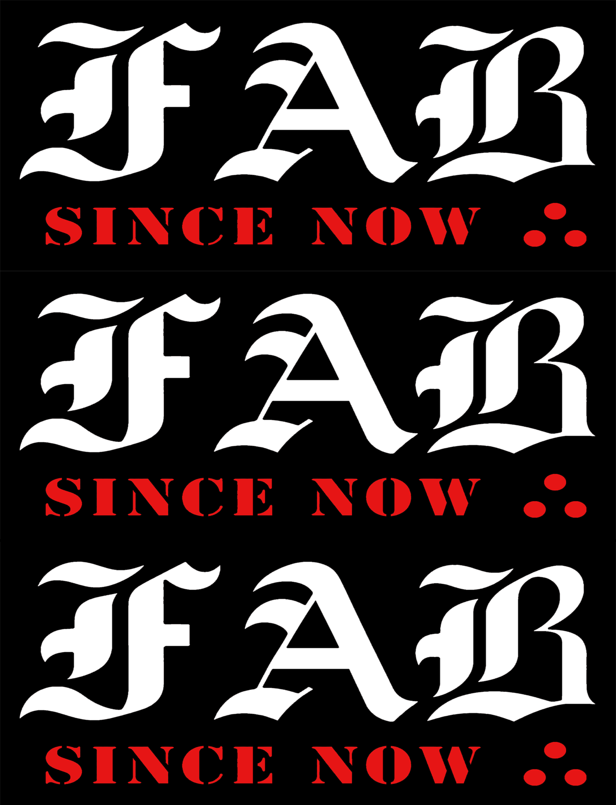 Bumper sticker pack since now