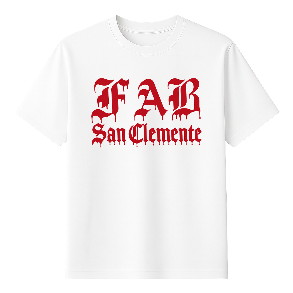 FAB San Clemente sleeve tshirt