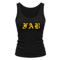 OG FAB yellow wife beater T-shirt