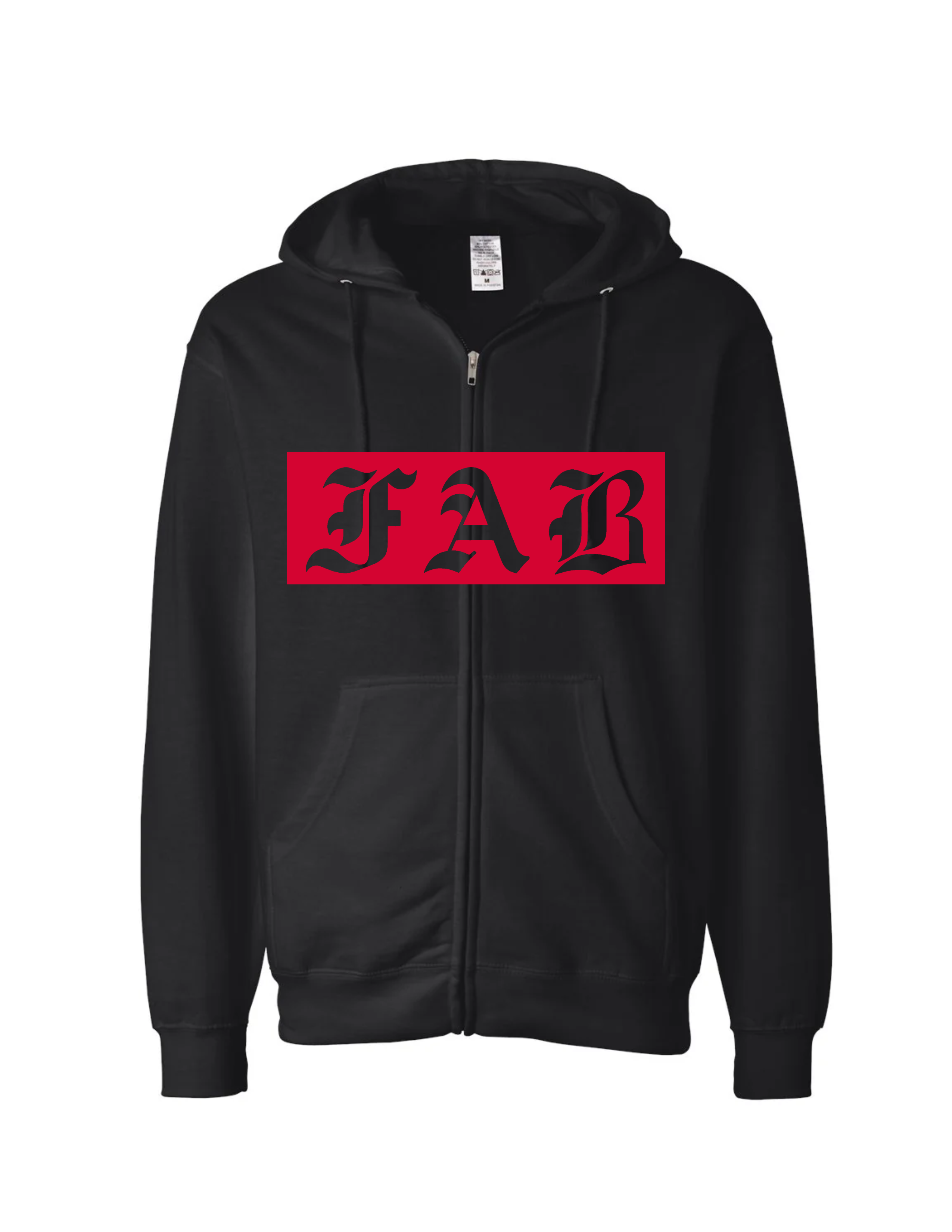 FAB Supreme, mid-weight, zip front summer Fleece Sweatshirt.
