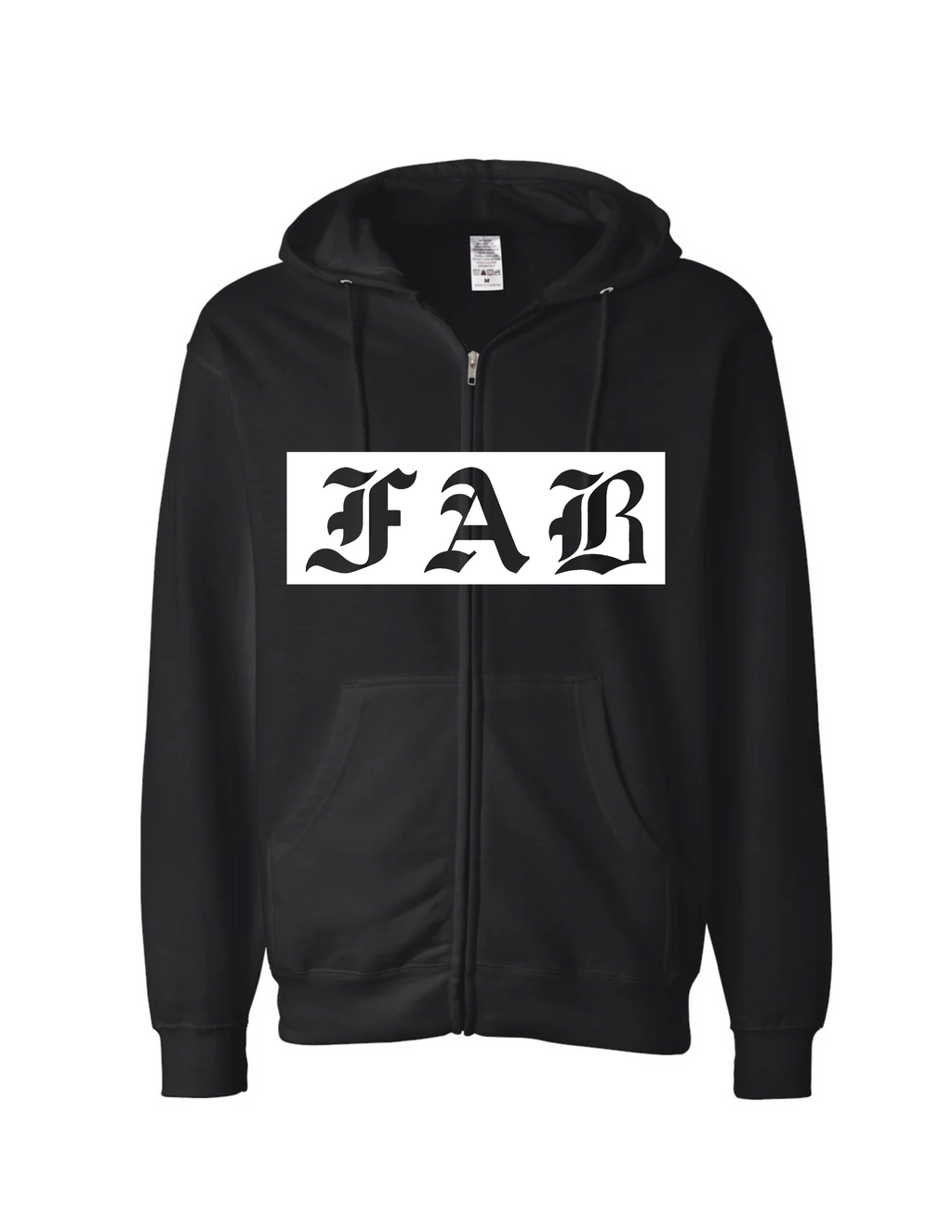 FAB Supreme, mid-weight, zip front summer Fleece Sweatshirt.