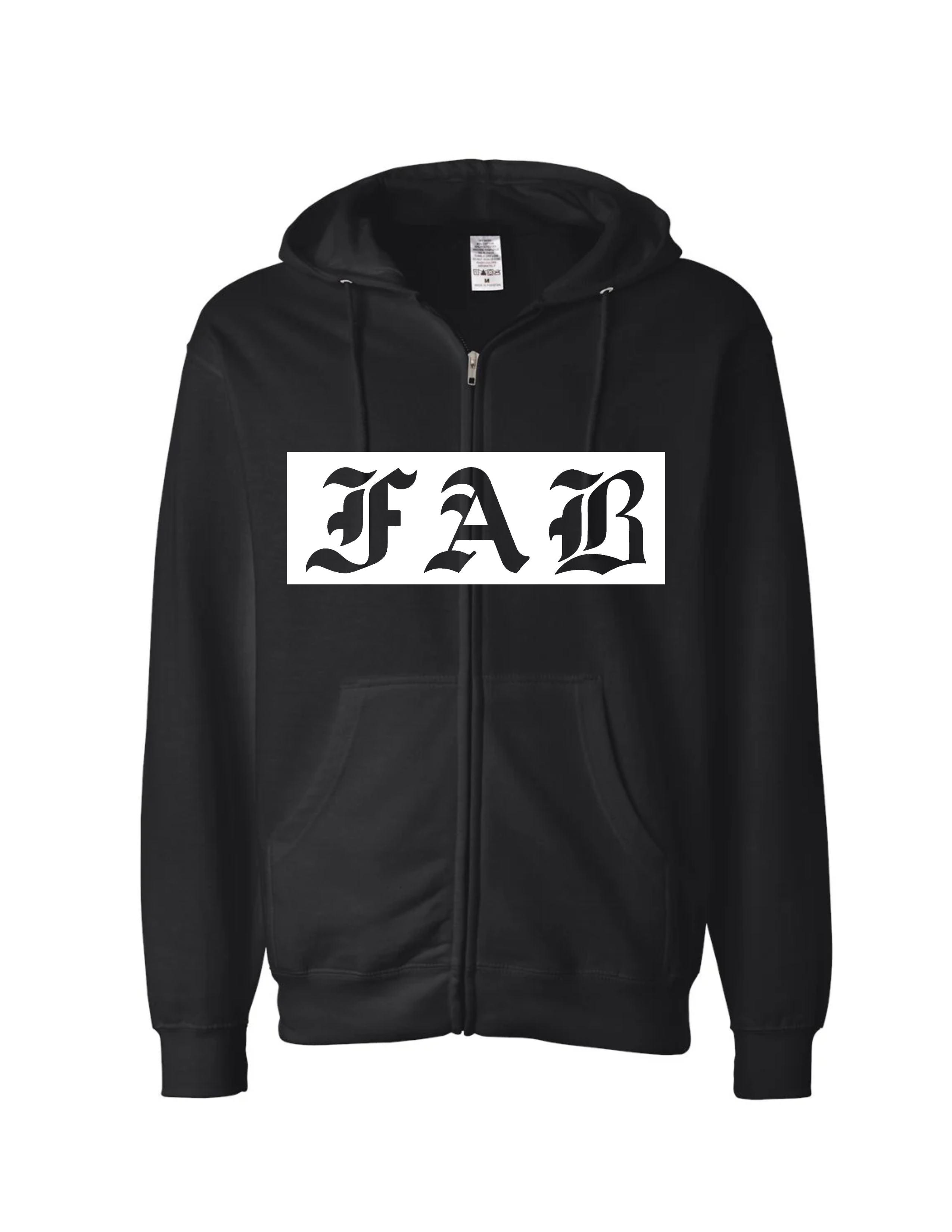 FAB Supreme, mid-weight, zip front summer Fleece Sweatshirt.