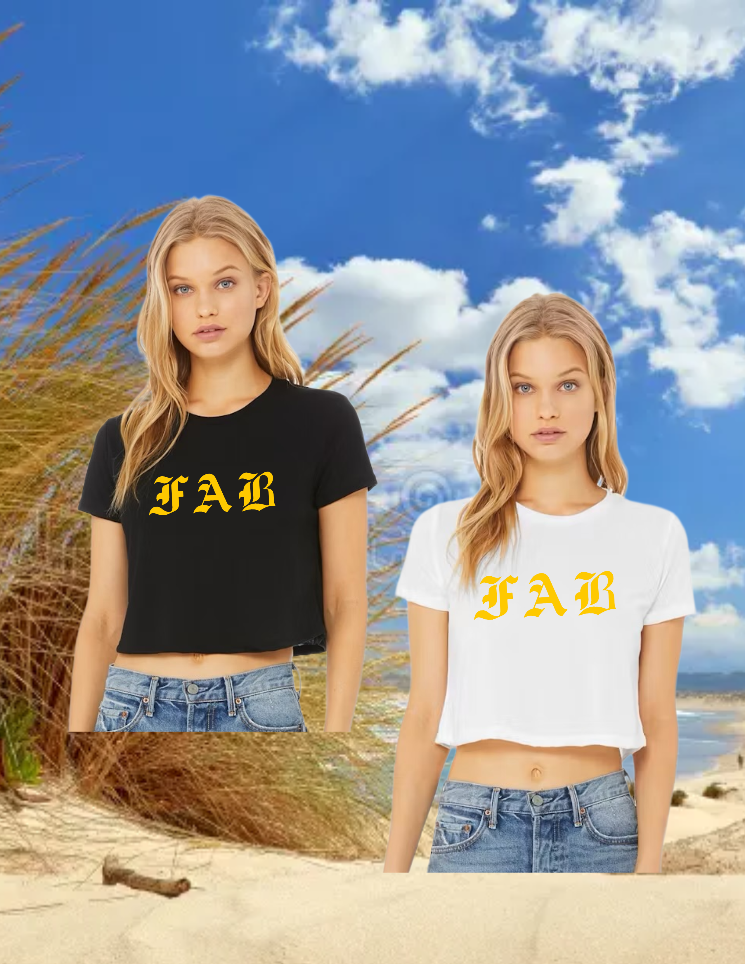 FAB Girls Short Sleeve Crop