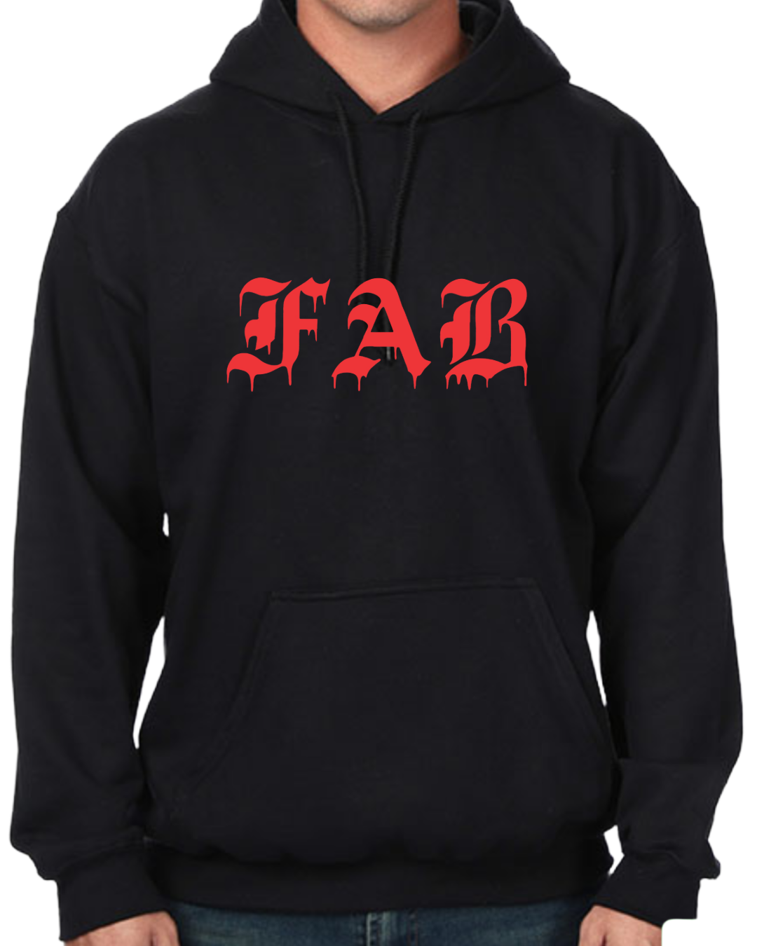 FAB drips heavyweight hooded fleece sweatshirt - FAB since now