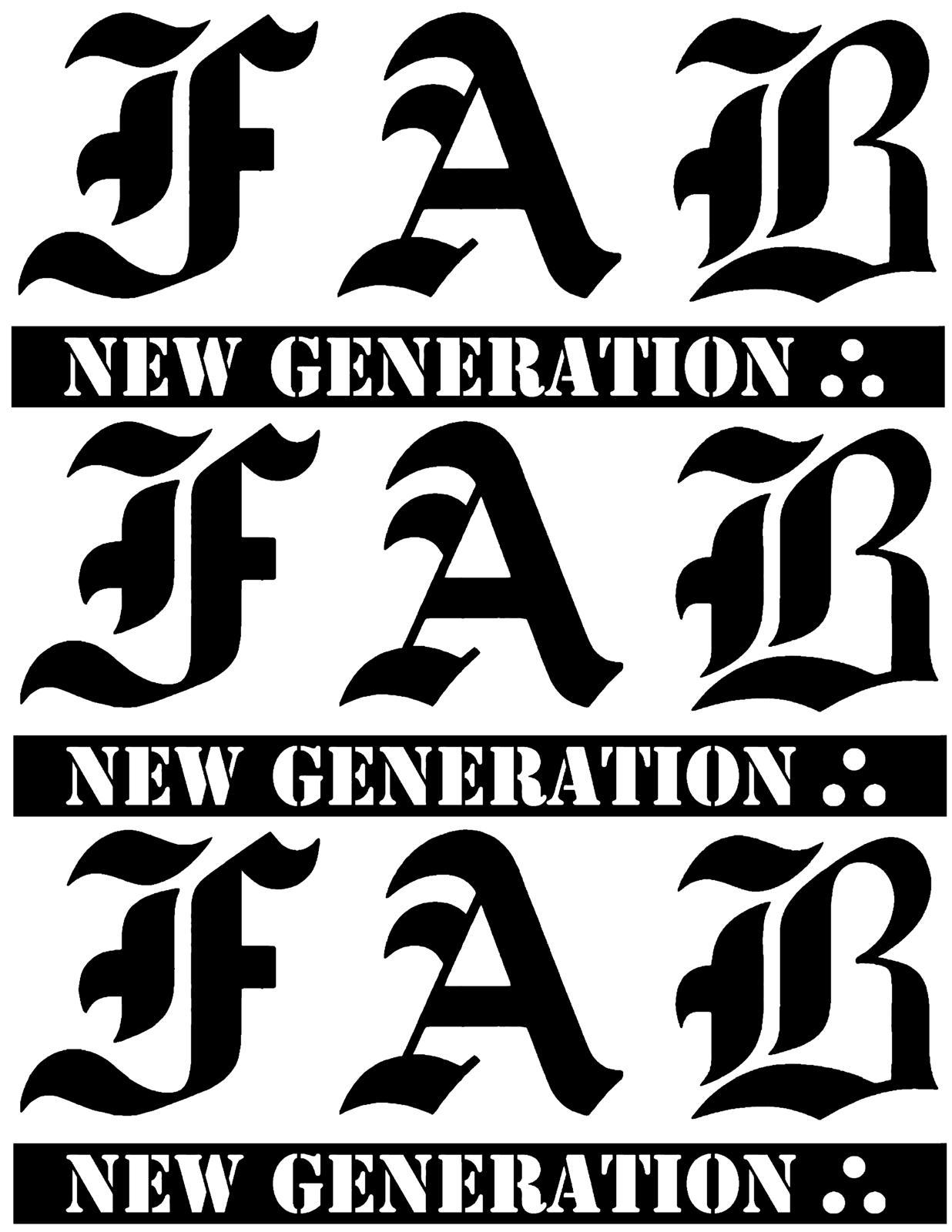 Bumper Sticker Pack New Generation