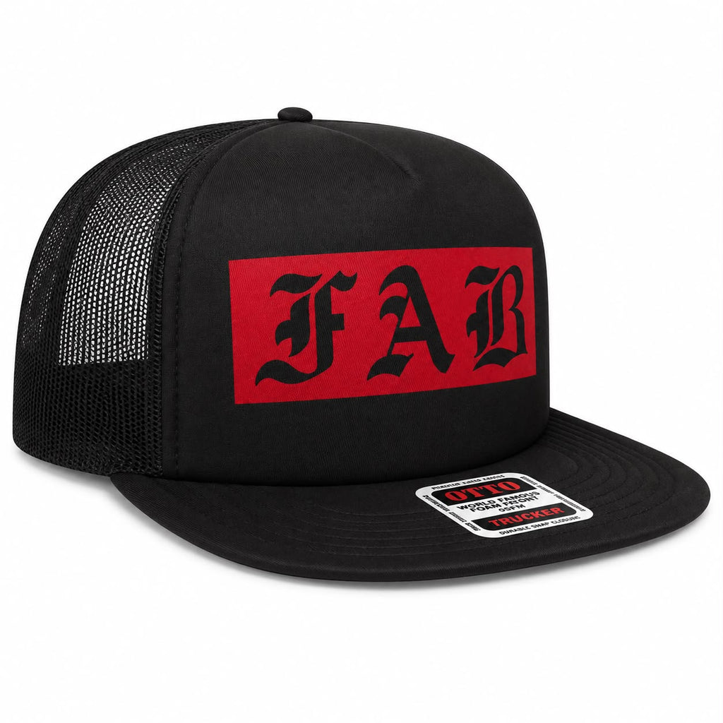 FAB Supreme Trucker Cap — "F A B" fab supreme snapback