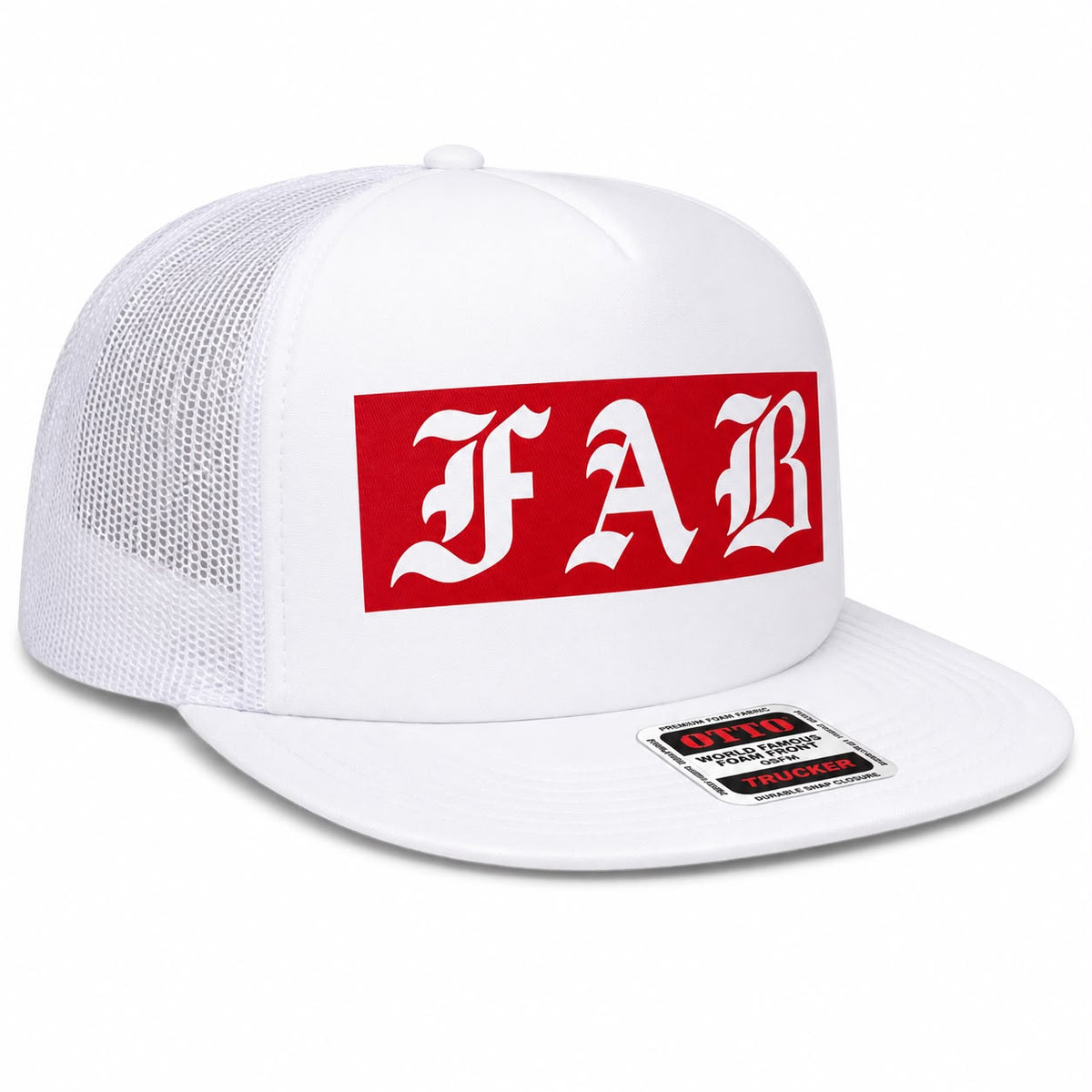 FAB Supreme Trucker Cap — "F A B" fab supreme snapback