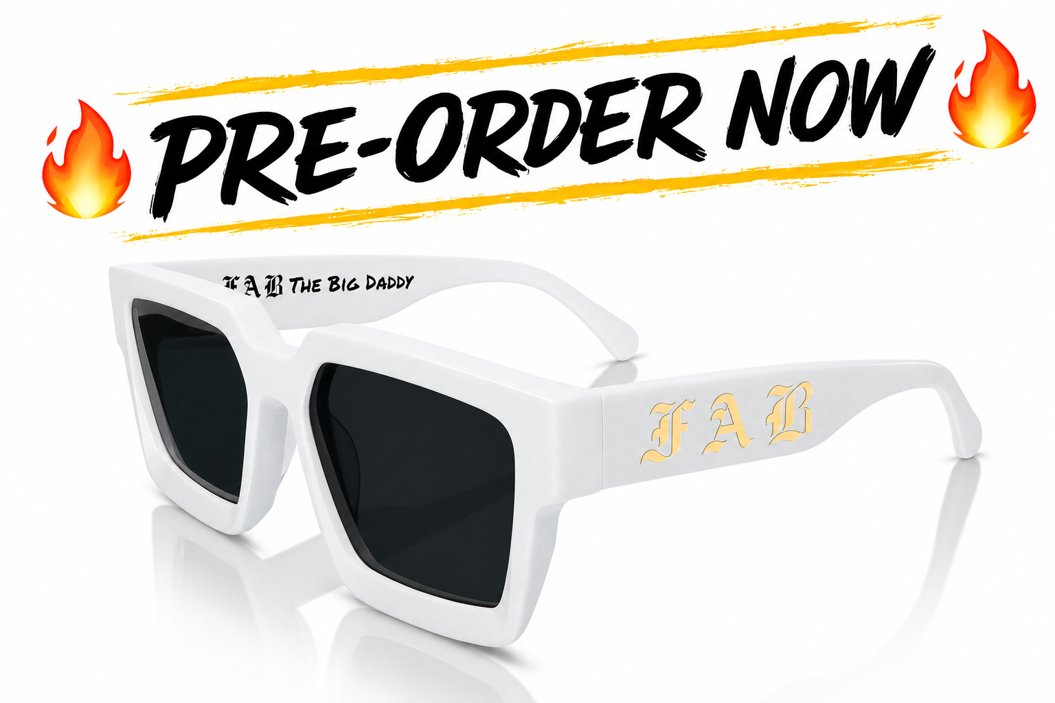 Sunglasse The Big Daddy-White