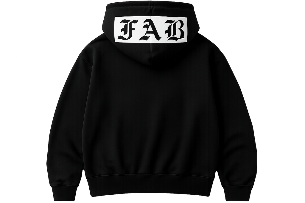 FAB Supreme, mid-weight, zip front summer Fleece Sweatshirt.