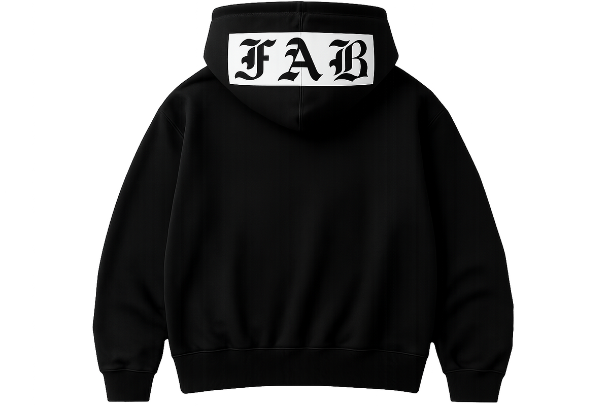 FAB Supreme, mid-weight, zip front summer Fleece Sweatshirt.