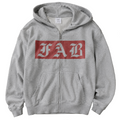 FAB Supreme, mid-weight, zip front summer Fleece Sweatshirt.