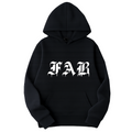 FAB drips heavyweight hooded fleece sweatshirt